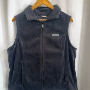 Columbia Charcoal Fleece Vest